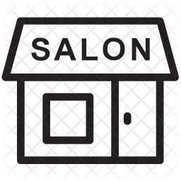 256x256 Salon Icon Of Line Style