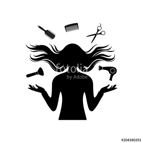 500x500 Beauty Salon Icon Stock Image And Royalty Free Vector