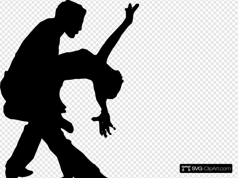800x600 Salsa Dancers Clip Art, Icon
