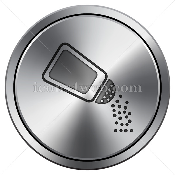 600x600 Salt Icon Round Icon Imitating Metal
