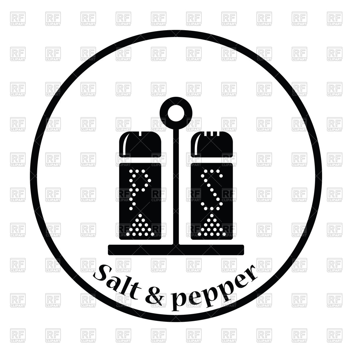 1200x1200 Pepper And Salt Icon Vector Image Of Icons And Emblems Angelp