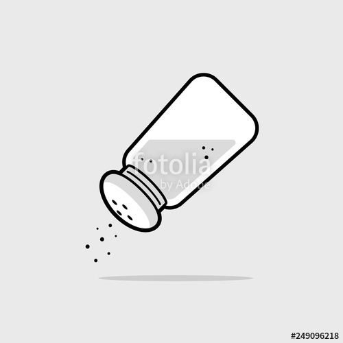 500x500 Salt Shaker Icon Vector Illustration Stock Image And Royalty Free