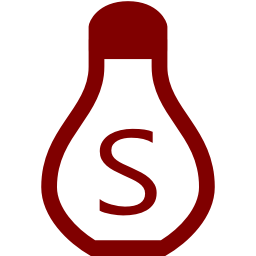 256x256 Free Maroon Salt Shaker Icon