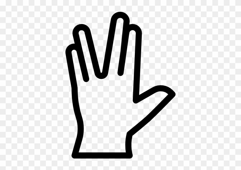 Vulcan Salute Free Icon 840x593 Vulcan Salute Free Icon