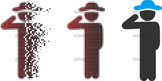 Photo Dust Pixel Halftone Gentleman Salute Icon Image 550x274 Photo Dust Pixel Halftone Gentleman Salute Icon Image