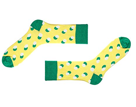 466x366 Sammy Icon Women's Polka Dot Socks Yellow Yellow