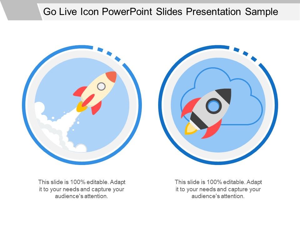 960x720 Go Live Icon Powerpoint Slides Presentation Sample Powerpoint