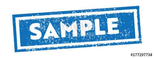 500x188 Blue Square Sample Rubber Stamp And Icon Stock Image And Royalty