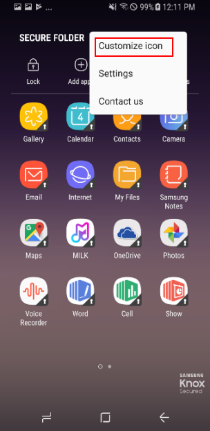 304x622 Customize Icons