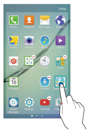 311x462 Samsung Galaxy Apps Screen