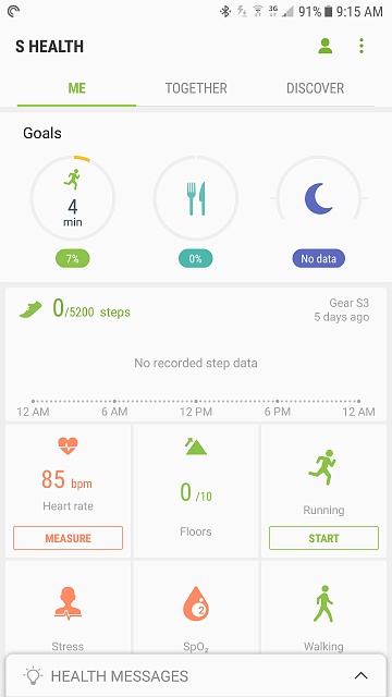 360x640 After Latest Update Steps Not Being Tracked In S Health