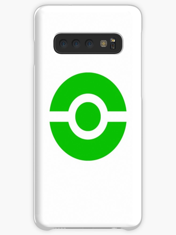 750x1000 Pokeball Icon Green Case Skin For Samsung Galaxy