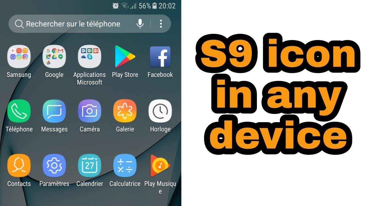 1280x720 Icon Pack For All Samsung Device No Root