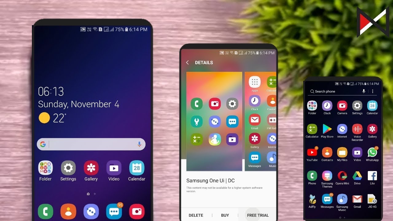 1280x720 Samsung One Ui Icon Pack With Without Frames