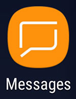 samsung text message art