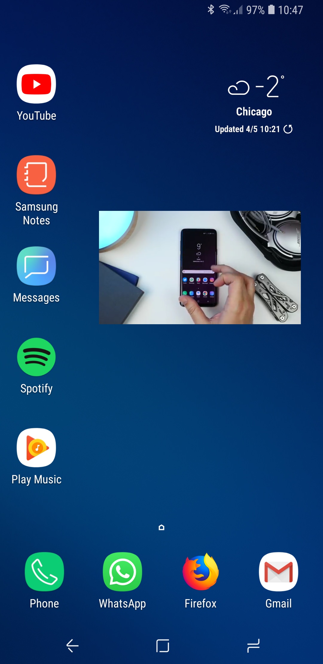 1080x2220 Picture In Picture Not Working For Youtube