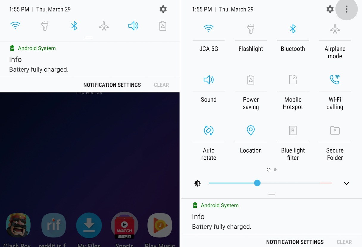 1216x832 How To Customize The Galaxy Notification Bar