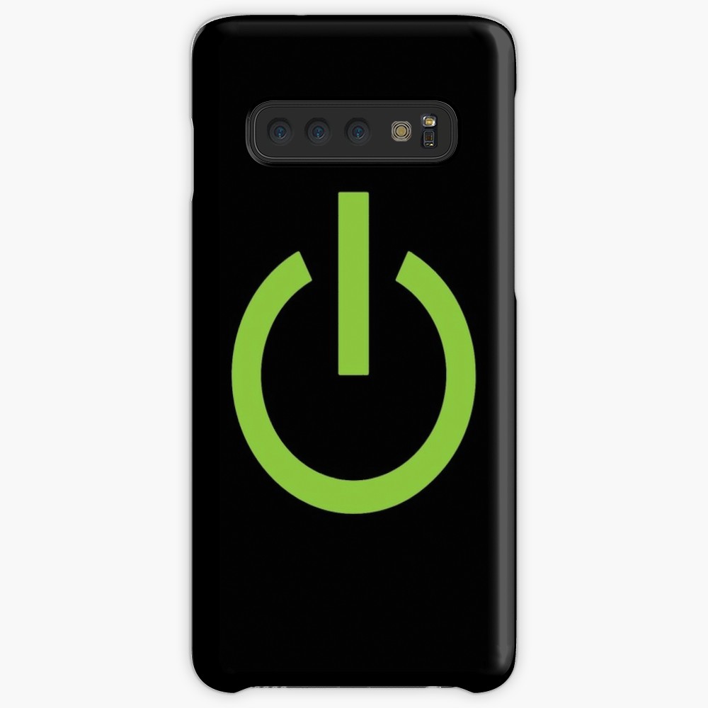 1000x1000 Power Button Symbol Gaming Computer Case Skin For Samsung