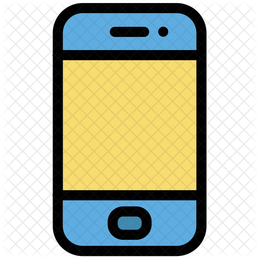 512x512 Samsung Phone Icon Of Colored Outline Style