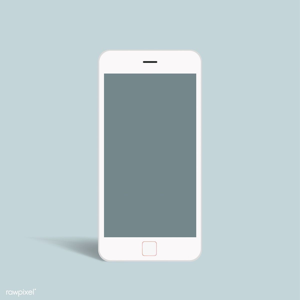 1200x1200 Vector Of Smart Phone Icon On Background Free Image