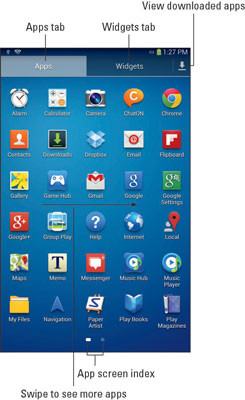 Samsung Galaxy Tab How To Use The App Screen 245x400 Samsung Galaxy Tab How To Use The App Screen