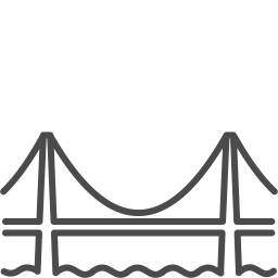 256x256 San Francisco Bridge Icon