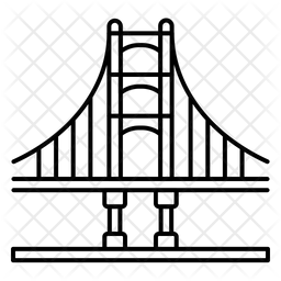 256x256 San Francisco Icon Of Line Style