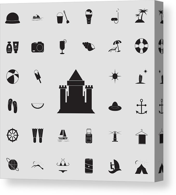 678x750 Sand Castle Icon Detailed Set Of Summer Pleasure Icons Premium