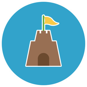 300x300 Sand Castle Icon