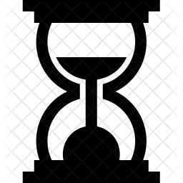 Sandclock Icon Of Glyph Style 256x256 Sandclock Icon Of Glyph Style