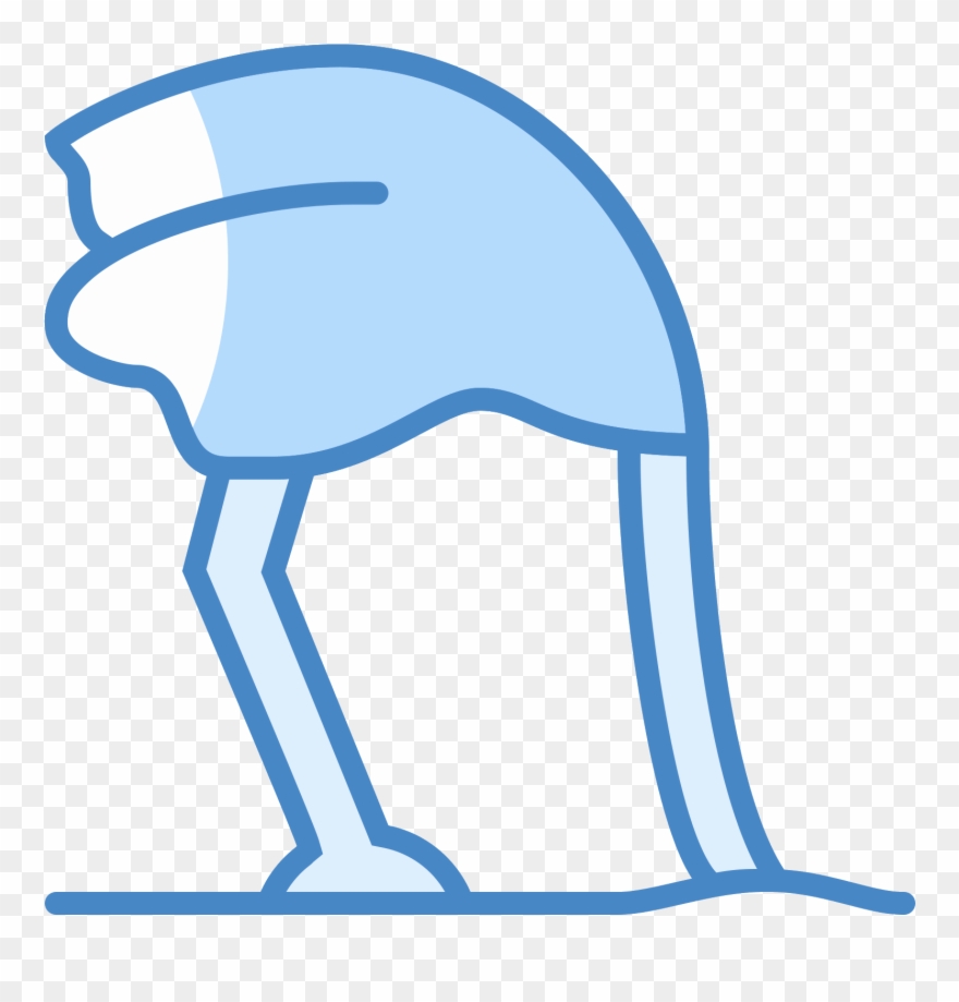 880x919 Ostrich Head In Sand Icon
