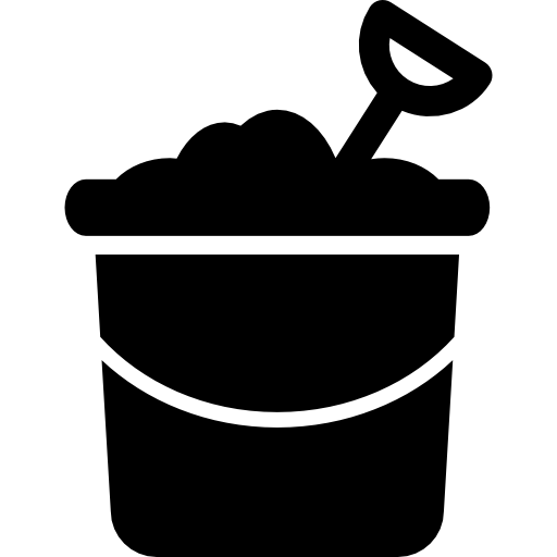 Bucket And Scoop Beach Toys With Sand Icons Free Download 512x512 Bucket And Scoop Beach Toys With Sand Icons Free Download