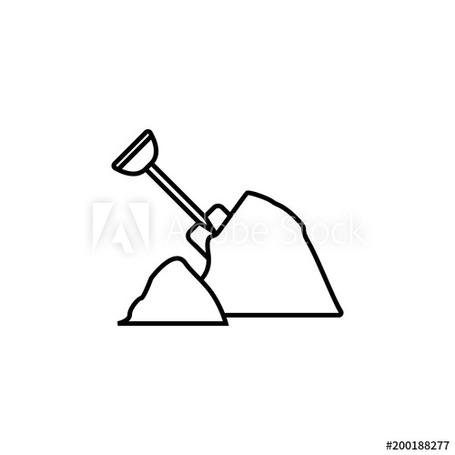Shovel And Sand Icon Element Of Simple Icon For Websites, Web 500x500 Shovel And Sand Icon Element Of Simple Icon For Websites, Web