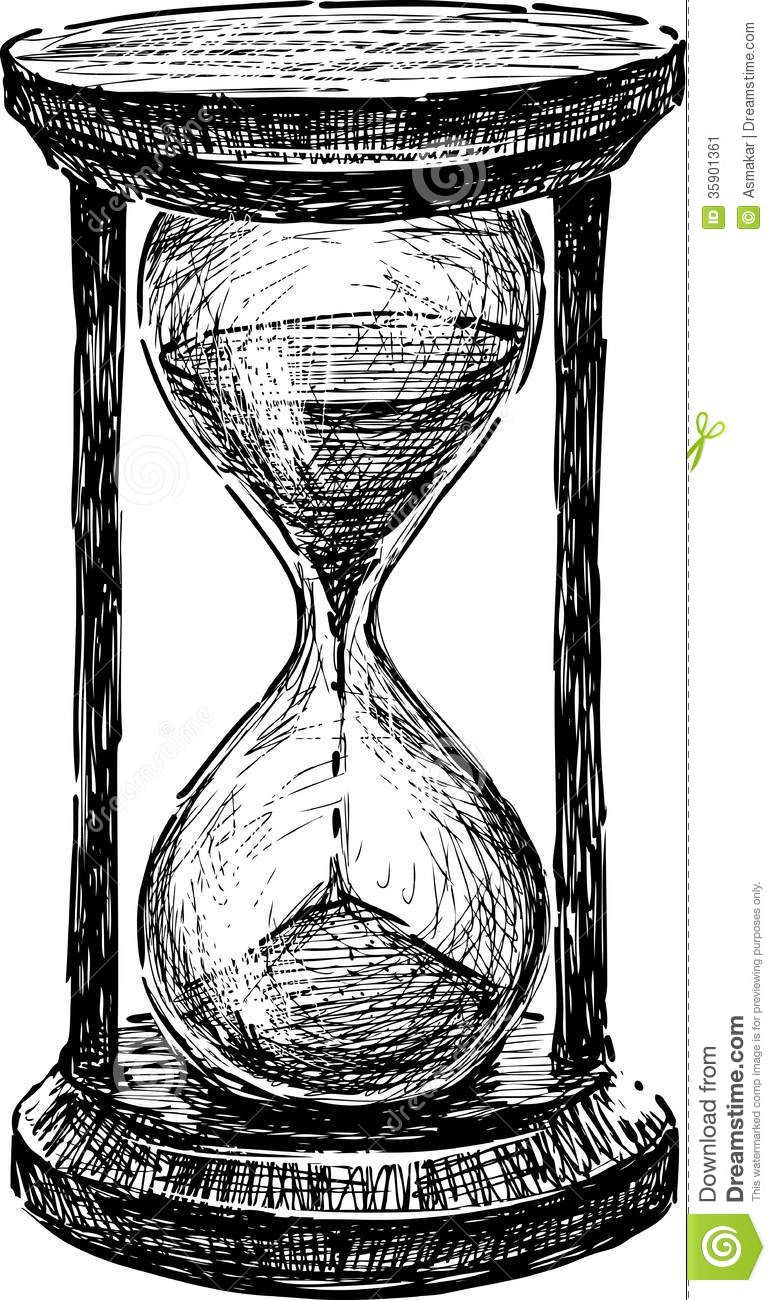 776x1300 Huge Collection Of 'sand Timer Drawing' Download More Than
