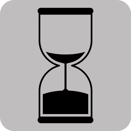 450x450 Vector Illustration Of Sand Timer Icon In Black Freestock Icons