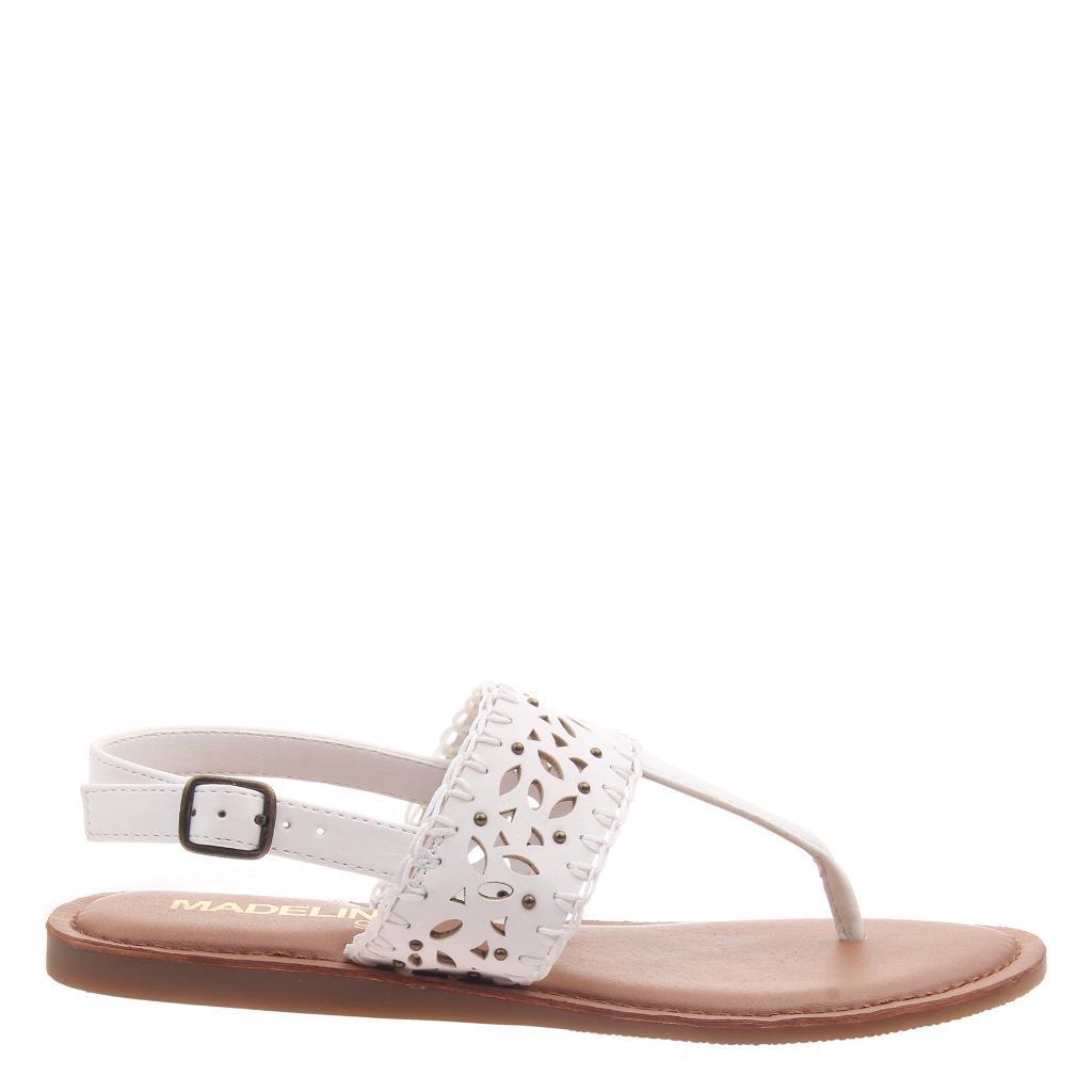 1024x1024 Icon In White Flat Sandals Women's Shoes