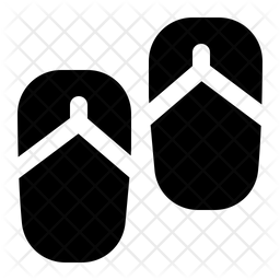 256x256 Sandal Icon Of Glyph Style