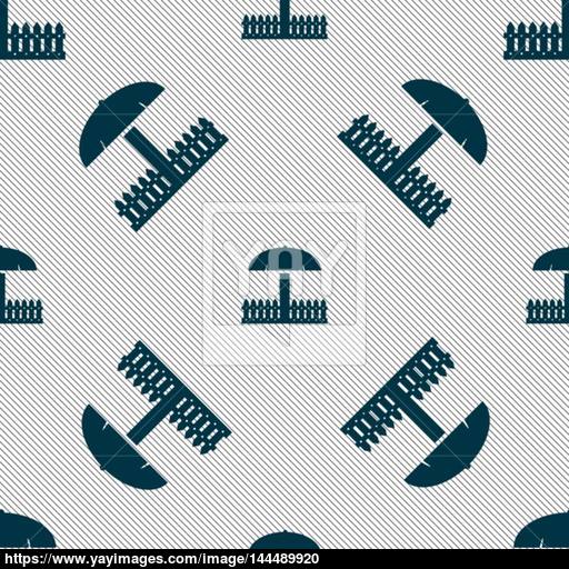512x512 Sandbox Icon Sign Seamless Pattern With Geometric Texture Vector
