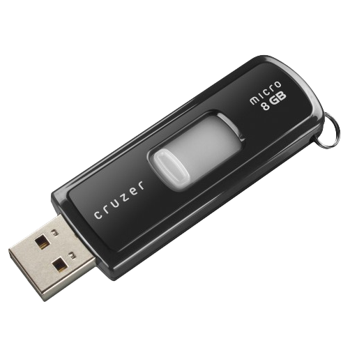 512x512 Black, Cruzer, Micro, Sandisk, Usb Icon