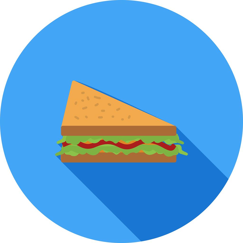 1024x1024 Sandwich Flat Shadowed Icon