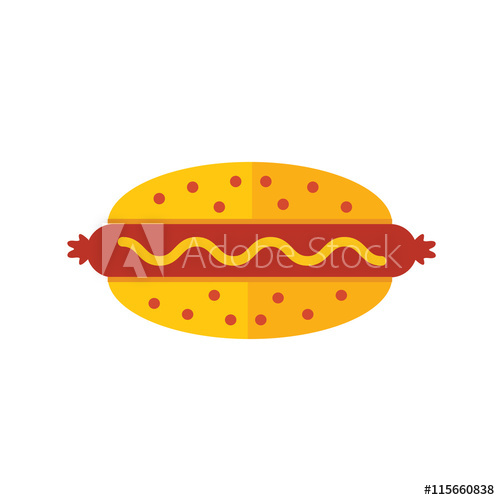 500x500 Sandwich Icon Yellow Color Tone