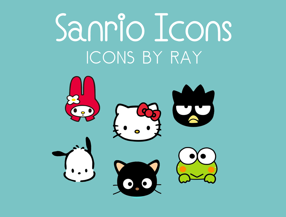 1000x758 Sanrio Icons