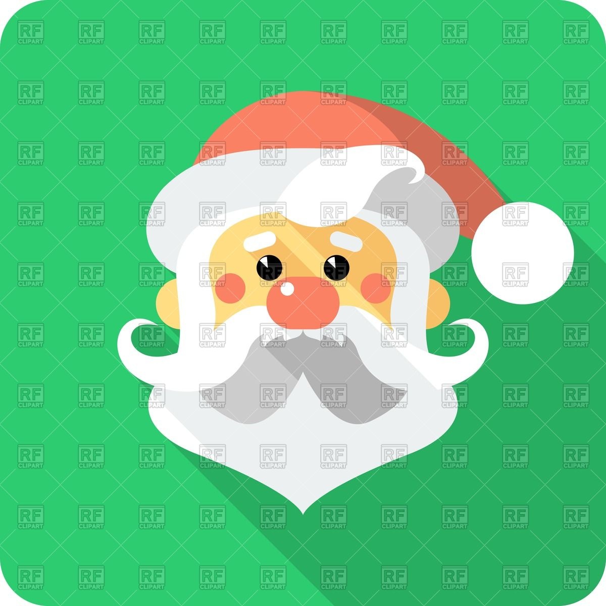 1200x1200 Face Of Santa Claus