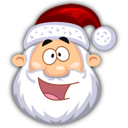 256x256 Happy Santaclaus Icon Santa Claus Iconset Fast Icon Design