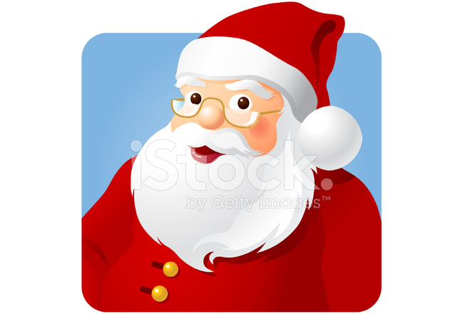 649x440 Santa Claus Icon Stock Vector
