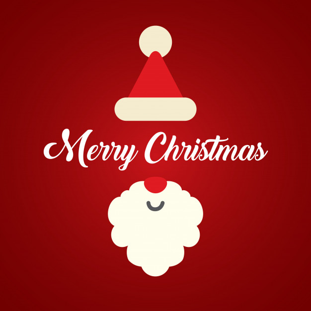 626x626 Christmas Background Santa Claus Icon Vector Premium Download