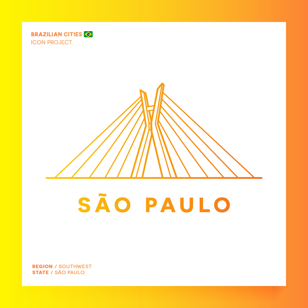 1080x1080 Tim Balabuch Projects Brazilian Cities Icon Project Dribbble