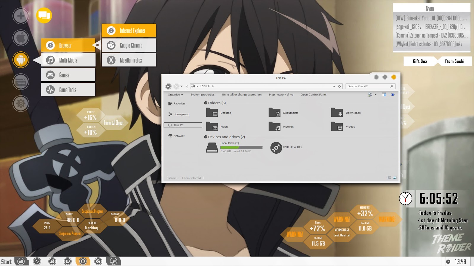 1600x900 Sao Theme