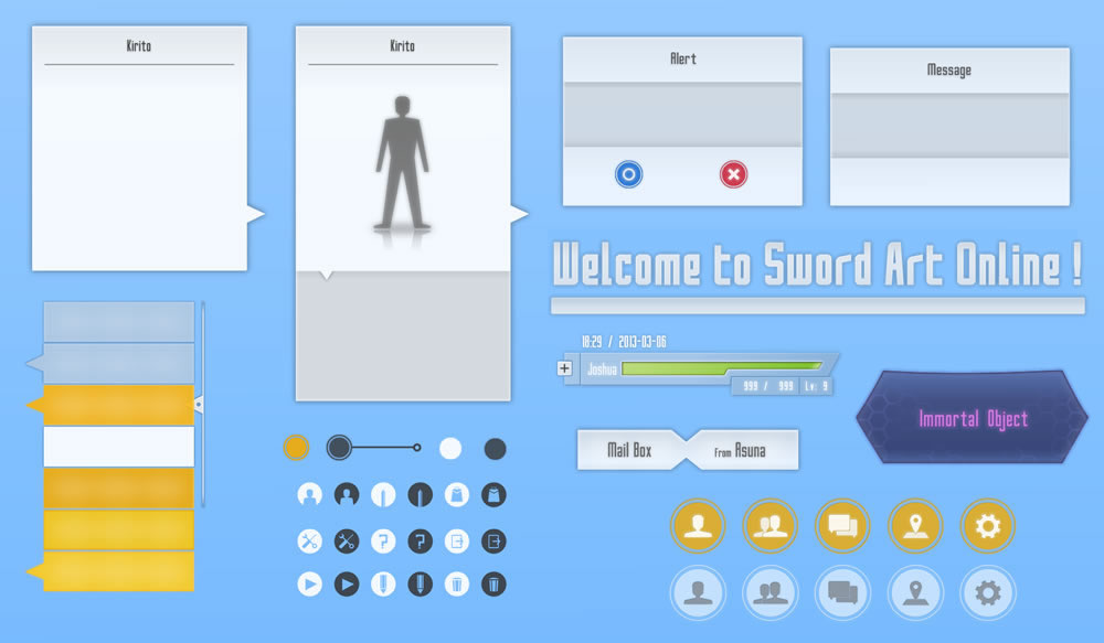 1000x583 Sword Art Online Icons And More