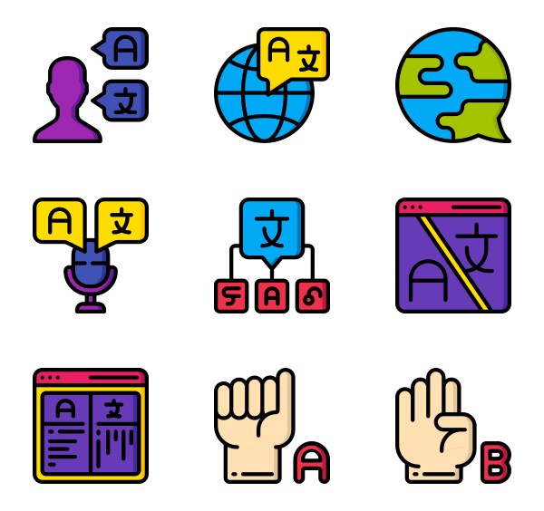 600x564 Translate Icon Packs